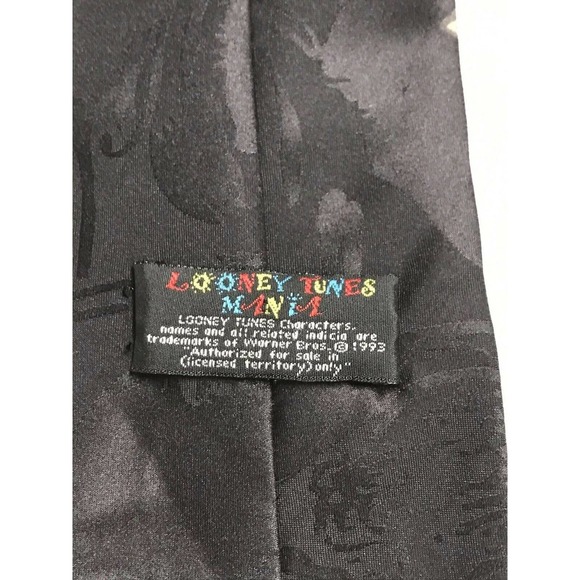 Looney Tunes Mania Halloween Ghost Devil Cartoon Rip Novelty Tie Necktie - Picture 3 of 7